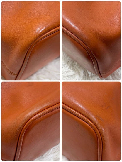 Old Coach 4145 Glovetanned Leather Brown Shoulder Bag Large Capacity #QYFVIQ