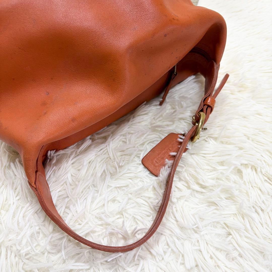 Old Coach 4145 Glovetanned Leather Brown Shoulder Bag Large Capacity #QYFVIQ