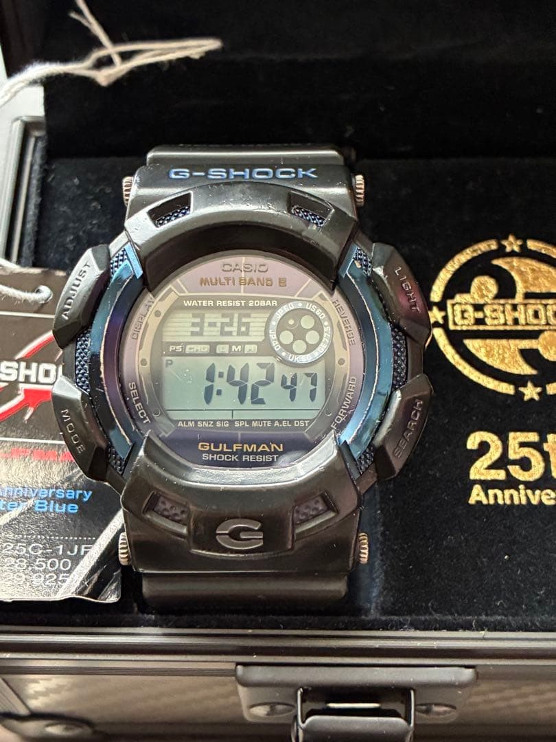 G-SHOCK GULFMAN 25th Anniversary Model Radio-Controlled Solar Powered #QYFV4E