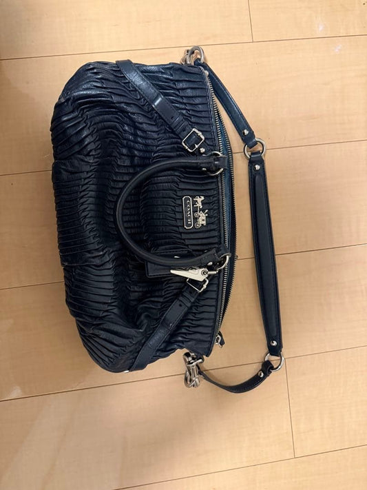 COACH old Coach bag Navy Women #QY85W6