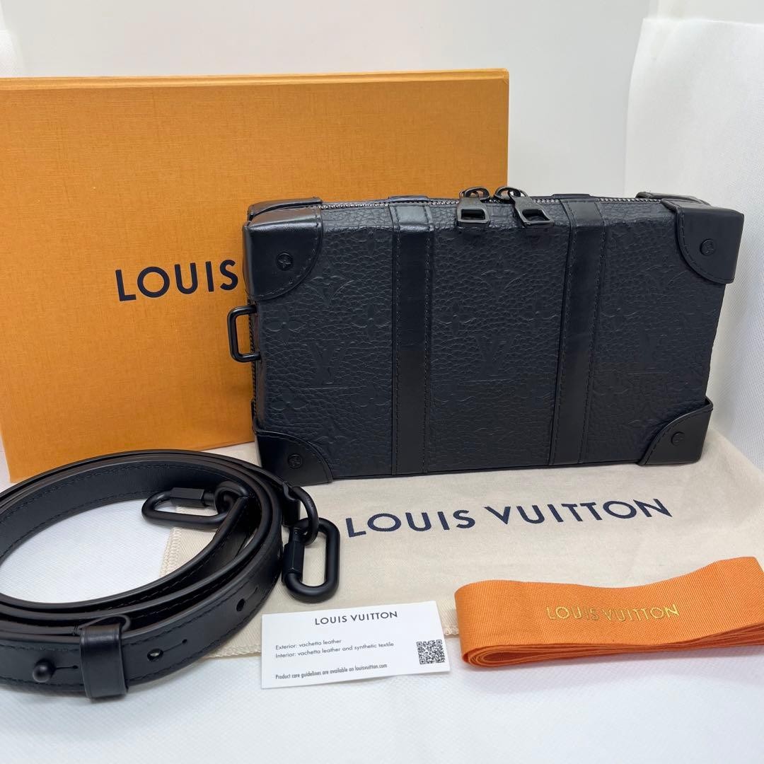 LOUIS VUITTON Trunk Wallet Bag Monogram Men's Black M80224 #QY0V5F