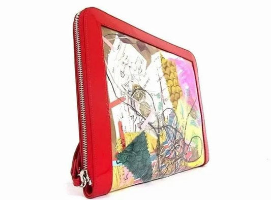 Christian Louboutin Trash Cris iPad Case Multicolor PVC/Leather #QY5KO9