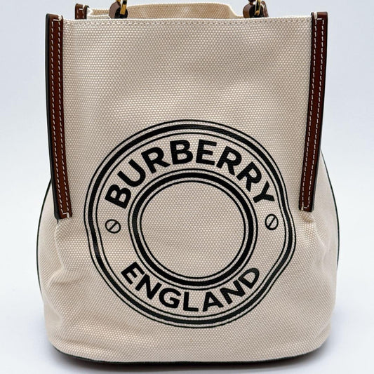 Burberry Logo Graphic Peggy Shoulder Bag Bucket Bag #QY09PC