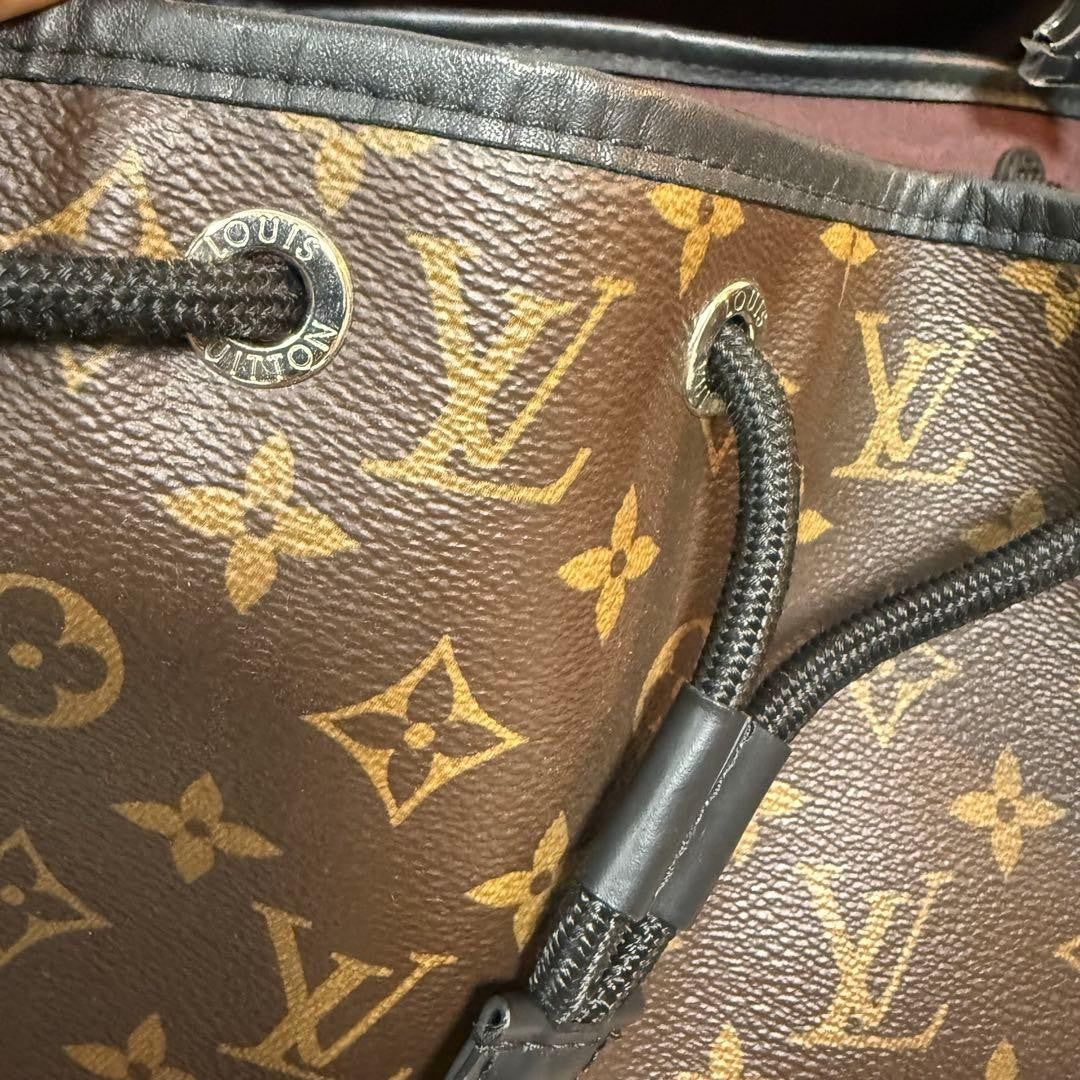 LOUIS VUITTON Zack Backpack M43422 Monogram Macassar Brown #QYDITZ