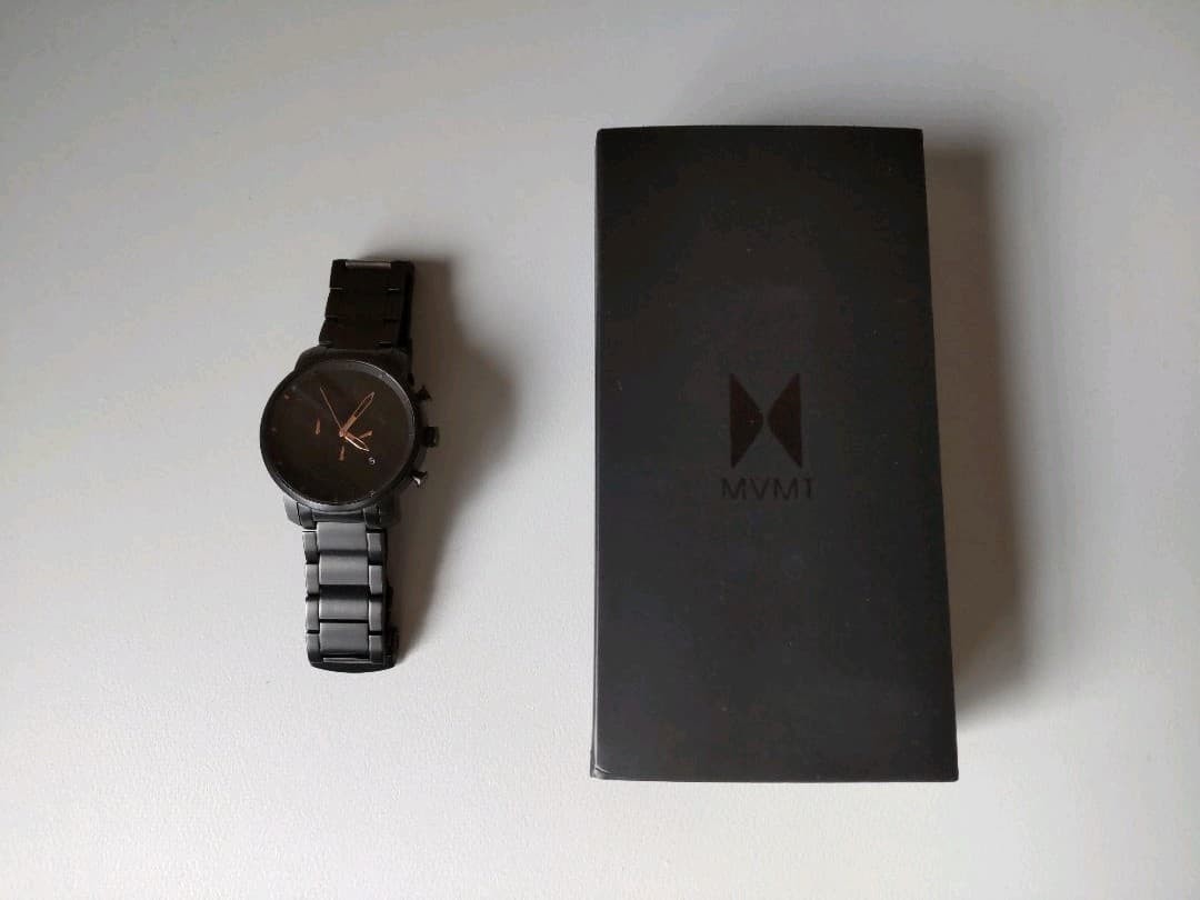 MVMT Chronograph D-MC01-BBRG Wristwatch #QY1BGG
