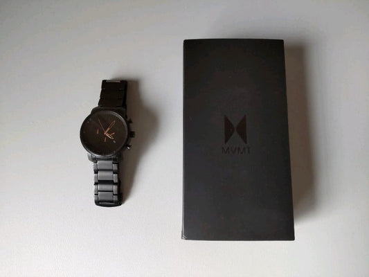MVMT Chronograph D-MC01-BBRG Wristwatch #QY1BGG