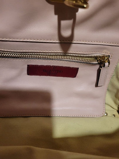 Valentino Rockstud Tote Bag, Leather #QYBL5Z
