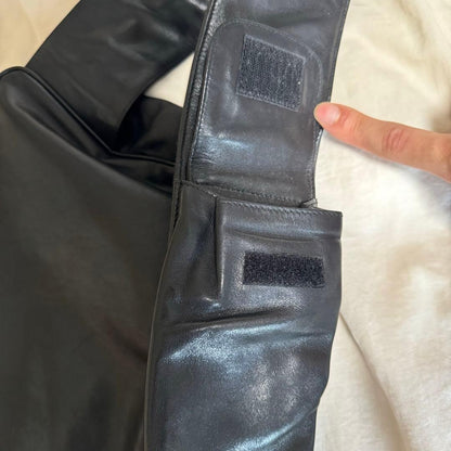 FW/1999 archive MIU MIU leather sling bag Black #QY12NI