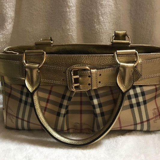 BURBERRY handbag, Nova check pattern Women #QYL06V