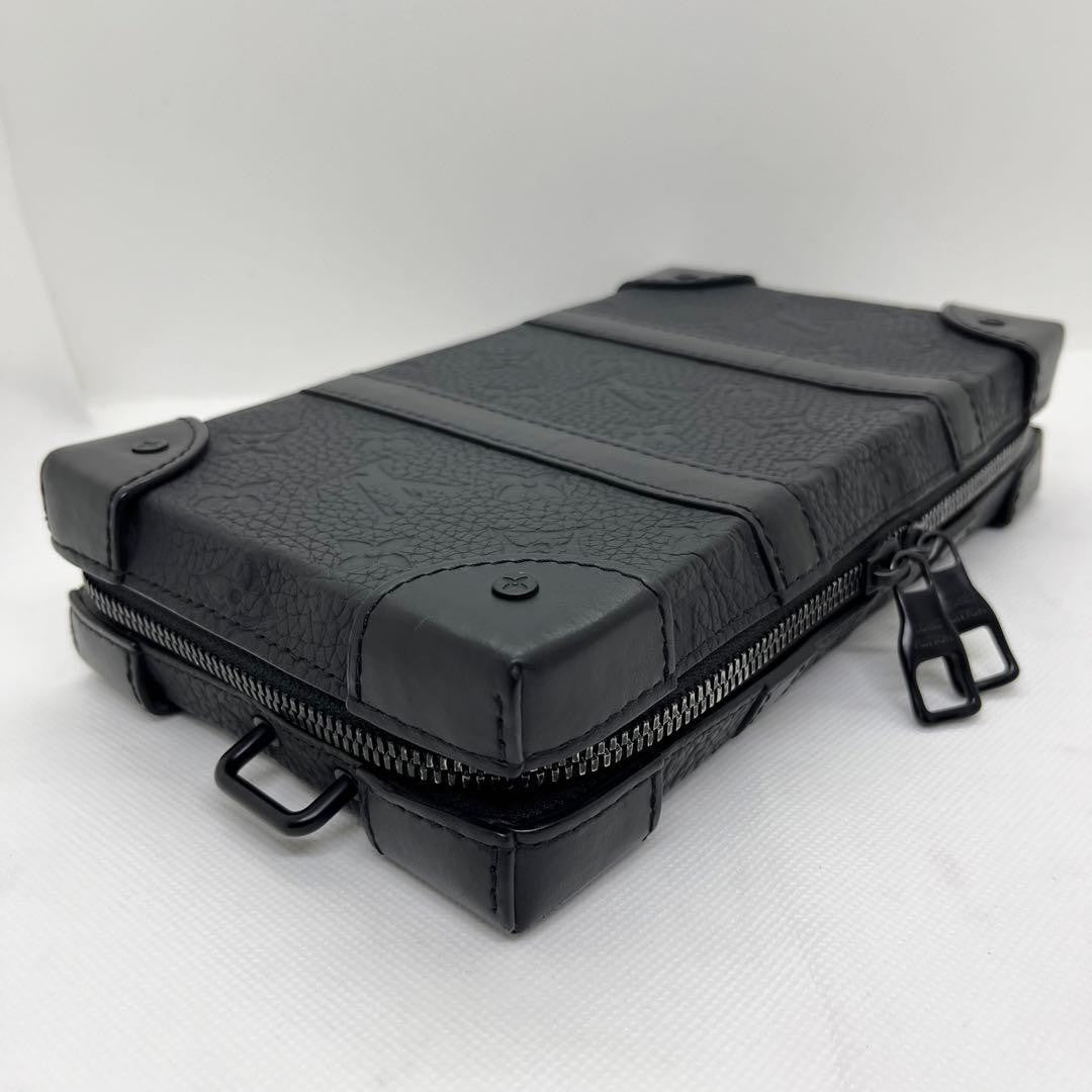 LOUIS VUITTON Trunk Wallet Bag Monogram Men's Black M80224 #QY0V5F