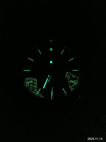 Vostok European Iron Wolf Winding Watch #QY25HM