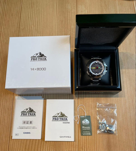CASIO PWX-8000T-7JR Manaslu 14 Summiter #QYGIOX