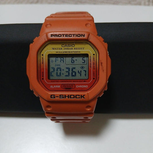 CASIO G-SHOCK DW-5600LC Orange Watch #QYKD2X