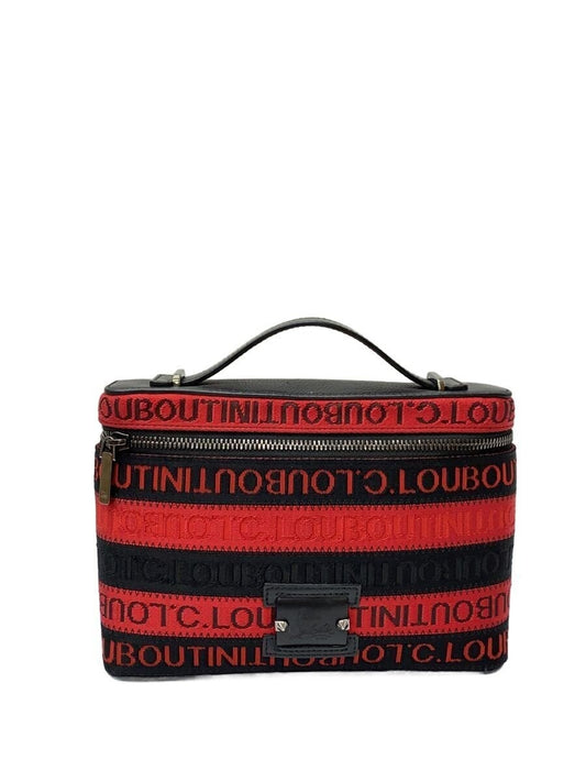 Christian Louboutin Shoulder Bag KYPIPOUCH Canvas RED Stripe #QYL06R