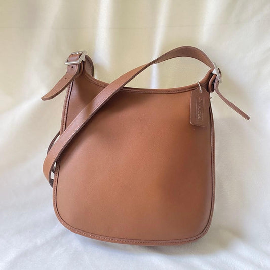 Coach Patricia 9135 Leather Shoulder Bag, Brown, Old Coach #QY0NSB
