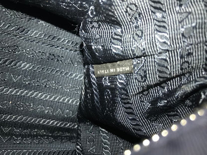PRADA TESSUTO+VITELLO BALTICO TU bag #QYKD92