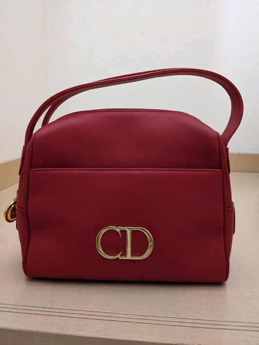 Christian Dior CD logo handbag, red #QYBL27