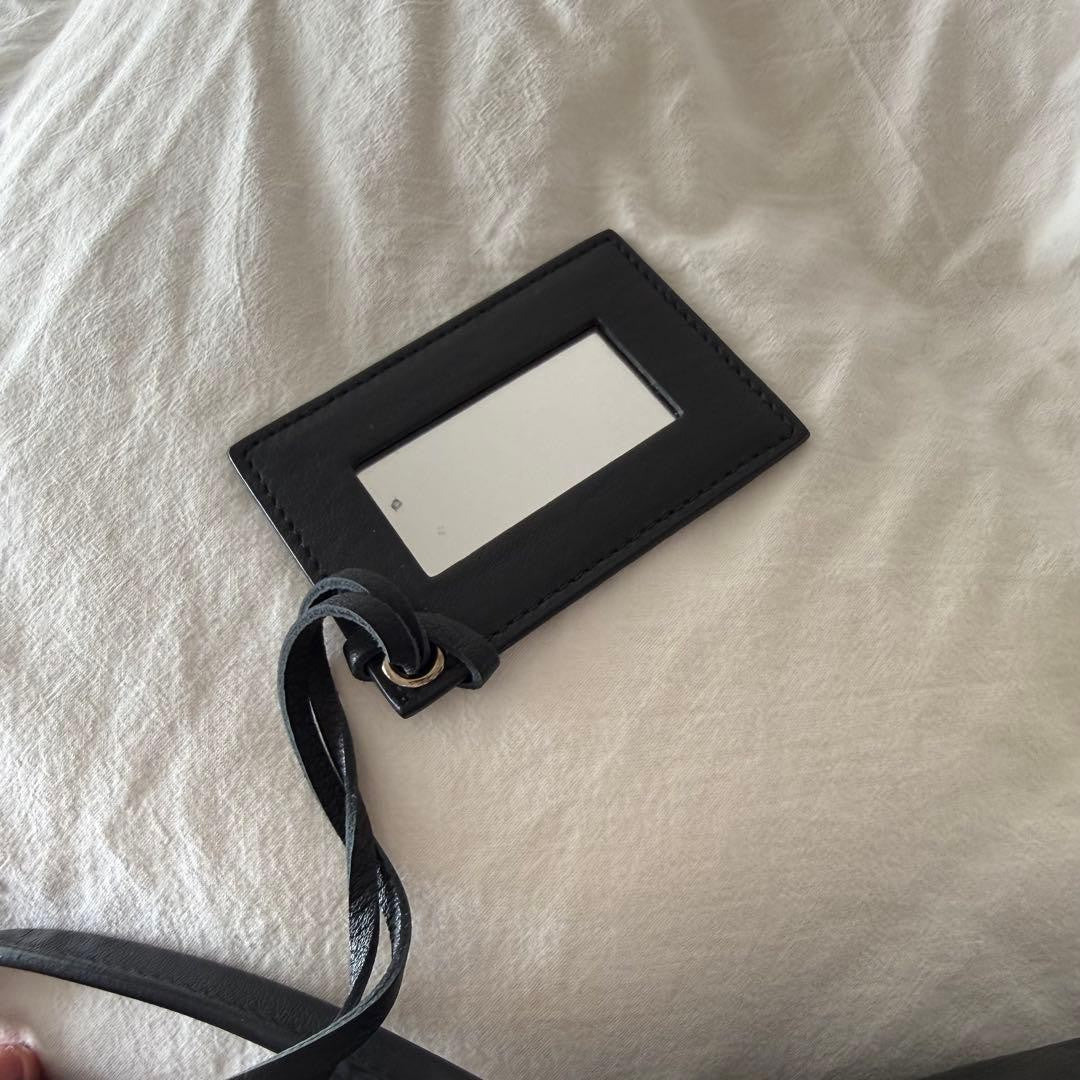 BALENCIAGA Paper Handbag, Black and Neon Yellow #QYCHMV