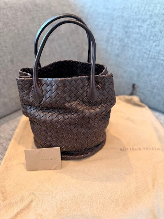 BOTTEGA VENETA Intrecciato Handbag Brown #QY67VQ