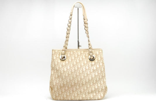Christian Dior Trotter Tote Bag, Beige #QYFPH6