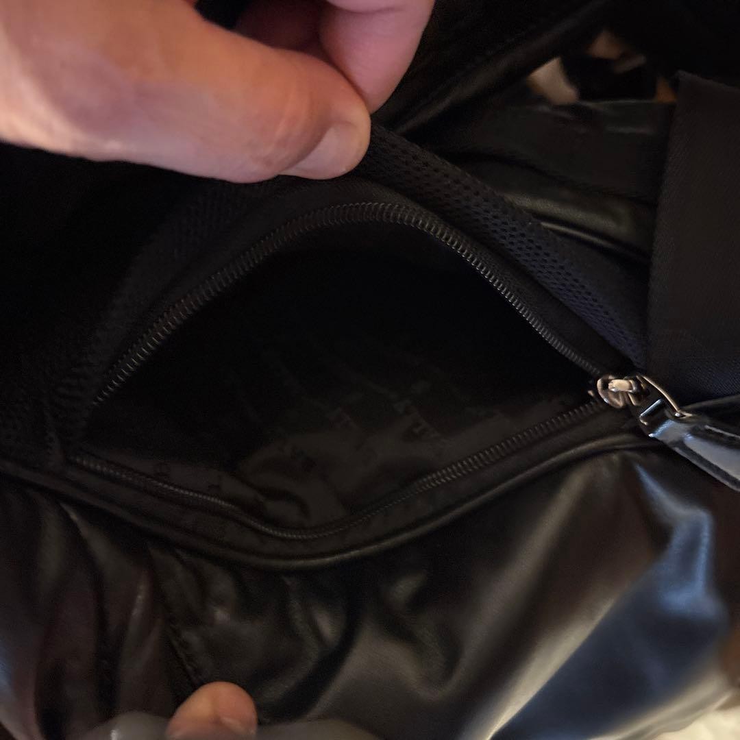 BALLY backpack Black Lambskin #QY1IHU