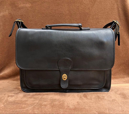 Coach 1980s USA-made Metropolitan Shoulder Briefcase #QYJ3EZ