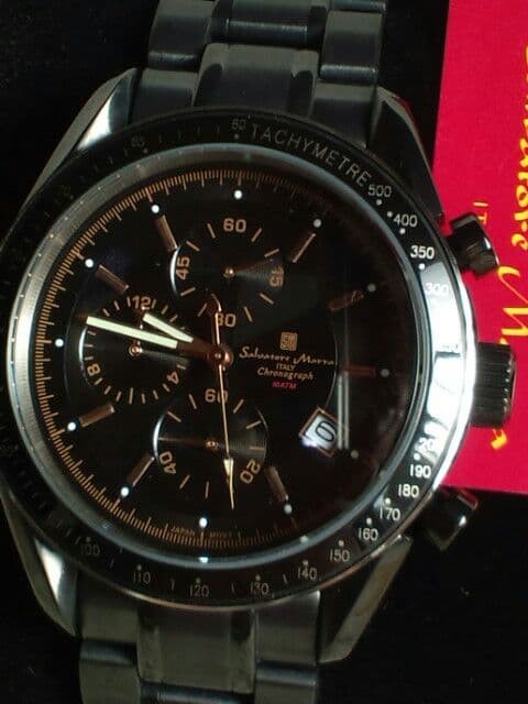A cool and high-performance central chronograph watch #PF9OIU