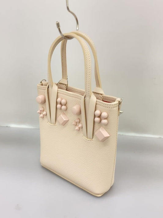 Christian Louboutin Cabata N/S Mini Handbag/Leather/Pink #QYL7Y8