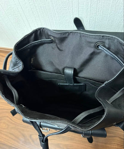 COACH Black High Genuine Leather Backpack #QYINQQ