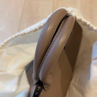 Salvatore Ferragamo Studio Gray Pouch #QYIA68