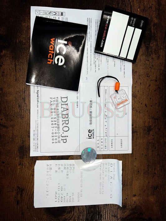 Roen Ice Watch, original receipt and booklet, complete with all accessor #PGAQQC