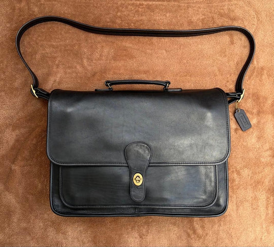 Coach 1980s USA-made Metropolitan Shoulder Briefcase #QYJ3EZ