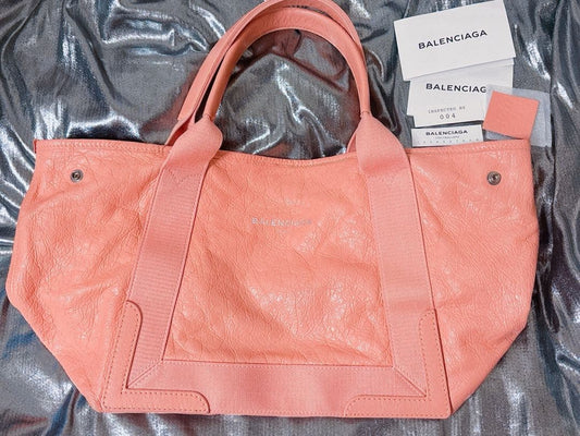BALENCIAGA NAVY CABAS (Pink) #QY13F1