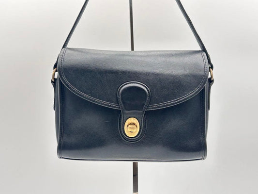 Classic Old Coach Leather Shoulder Bag #QYK5MN