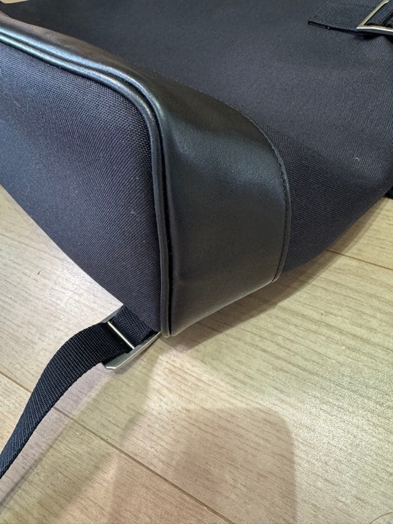 SAINT LAURENT PARIS 2Way Backpack Black Leather Dust Bag #QY9VEK