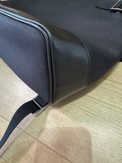 SAINT LAURENT PARIS 2Way Backpack Black Leather Dust Bag #QY9VEK