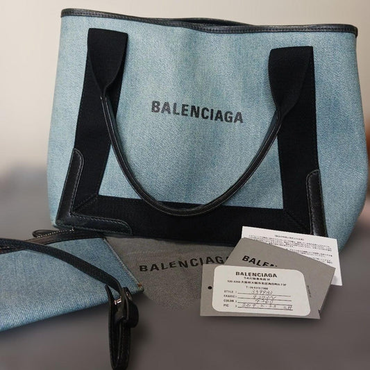 BALENCIAGA denim tote bag #QYBLPY