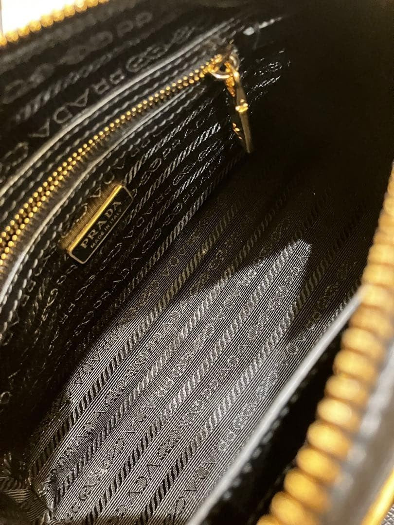 PRADA Saffiano Leather Top Handle Bag #QYKE36