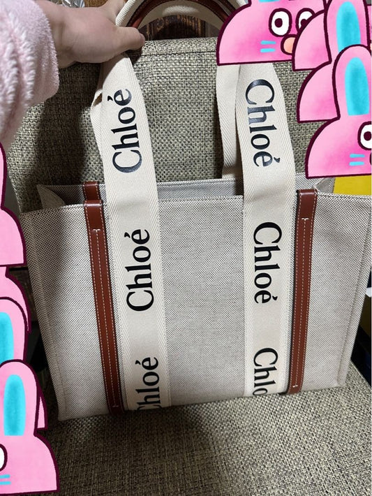 CHLO? Chlo? beige tote bag Women #QY5LR4