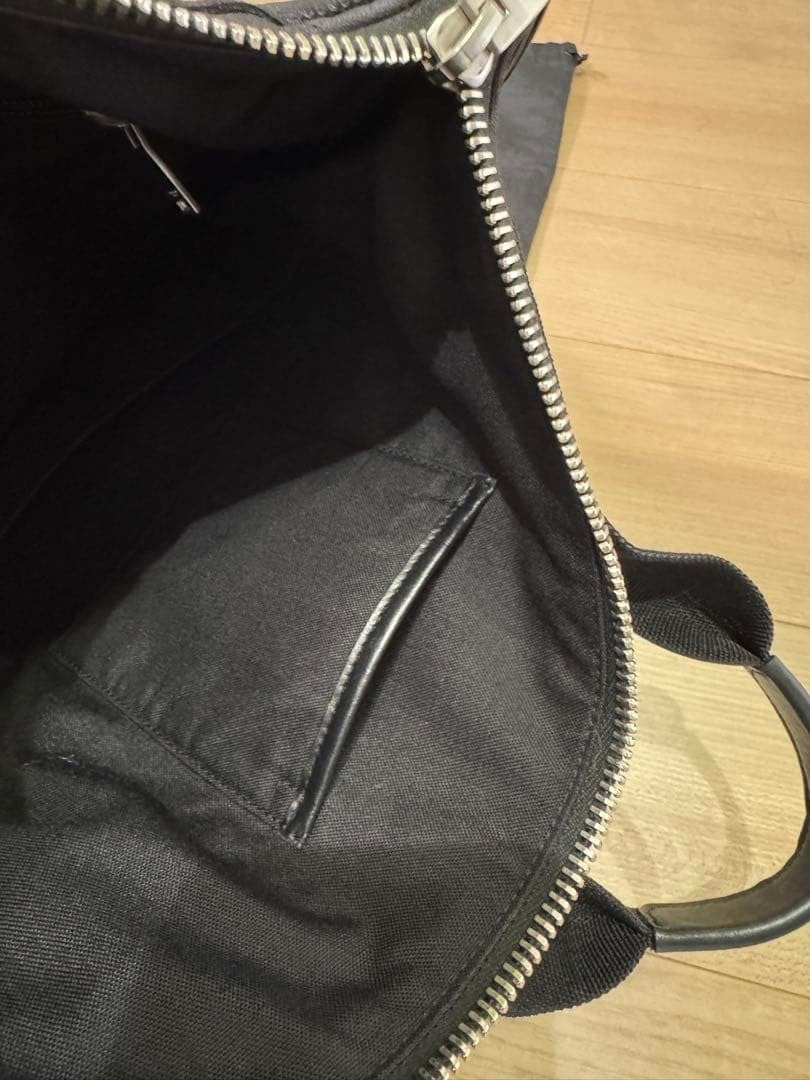 SAINT LAURENT PARIS 2Way Backpack Black Leather Dust Bag #QY9VEK