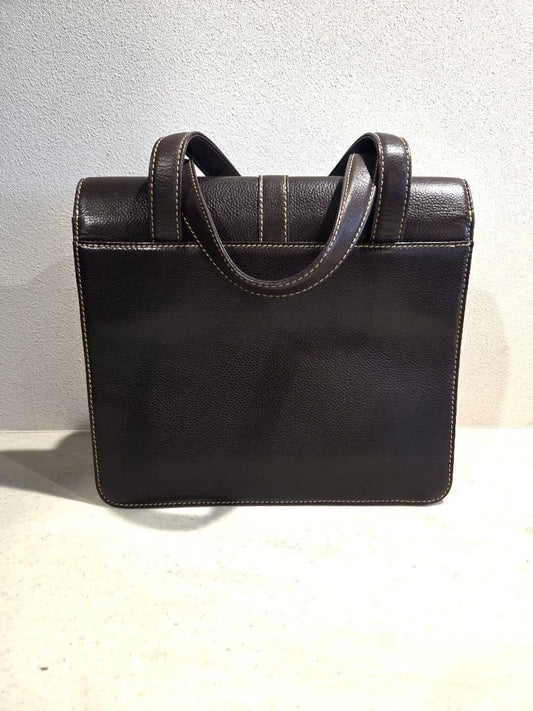 CHANEL 2.55 Caviar Skin Shoulder Bag, Brown #QYKD47