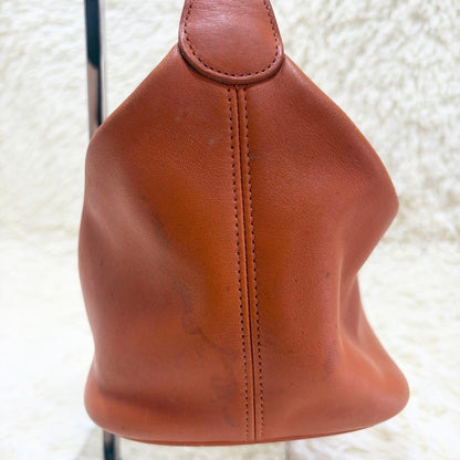 Old Coach 4145 Glovetanned Leather Brown Shoulder Bag Large Capacity #QYFVIQ