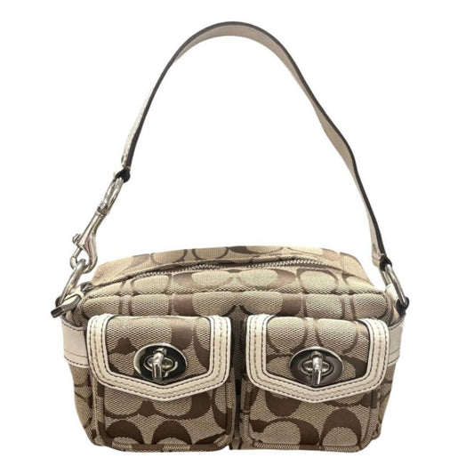 COACH Legacy Mini Satchel Bag turn lock, 】 #QY388A
