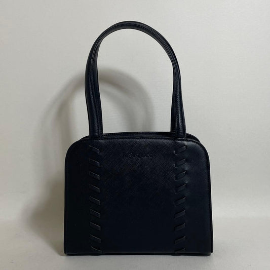 2604-187 Yves Saint Laurent Handbag, Leather, Black #QYF8DT