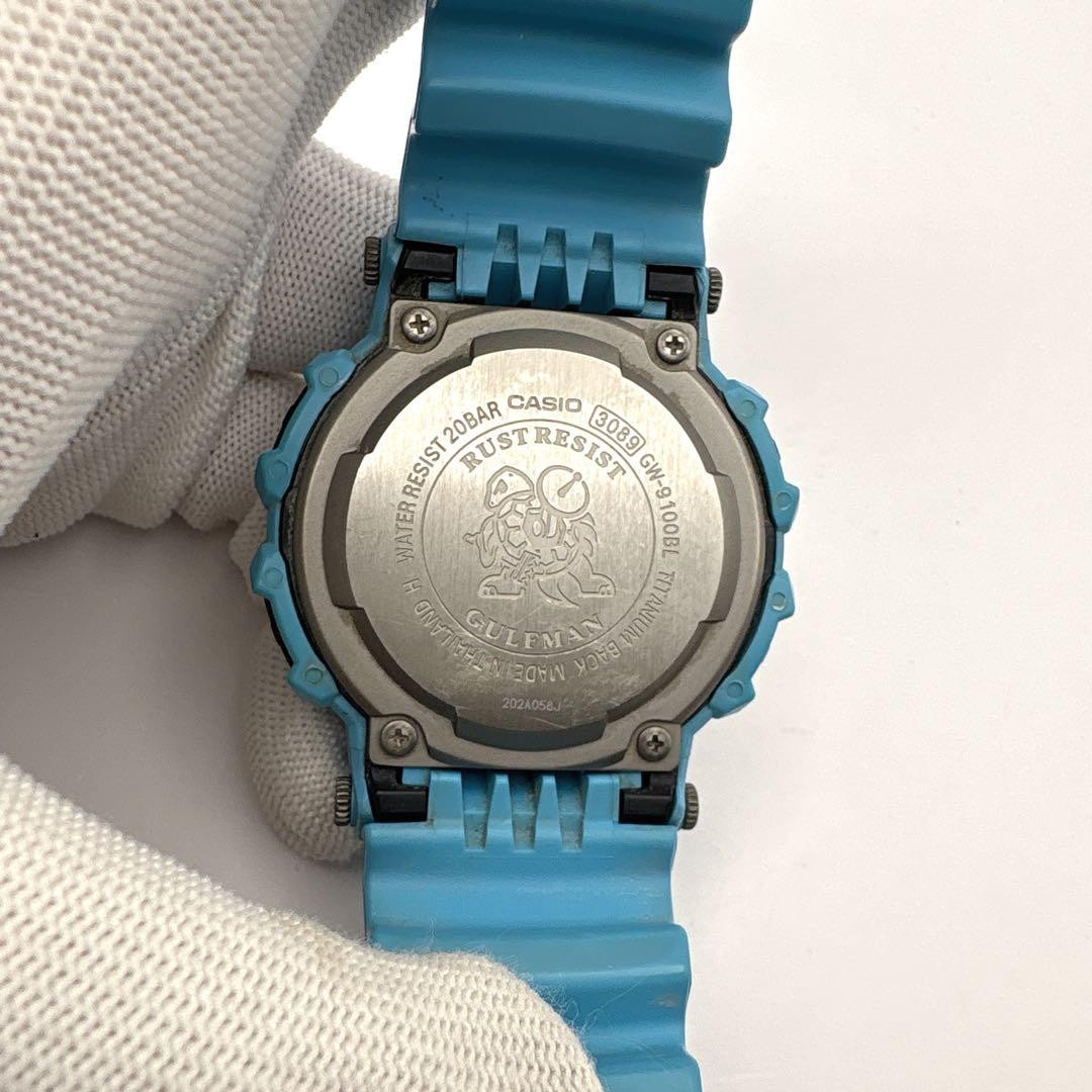 Working condition (replaced) G-SHOCK Gulfman GW-9100BL #QYKTEF