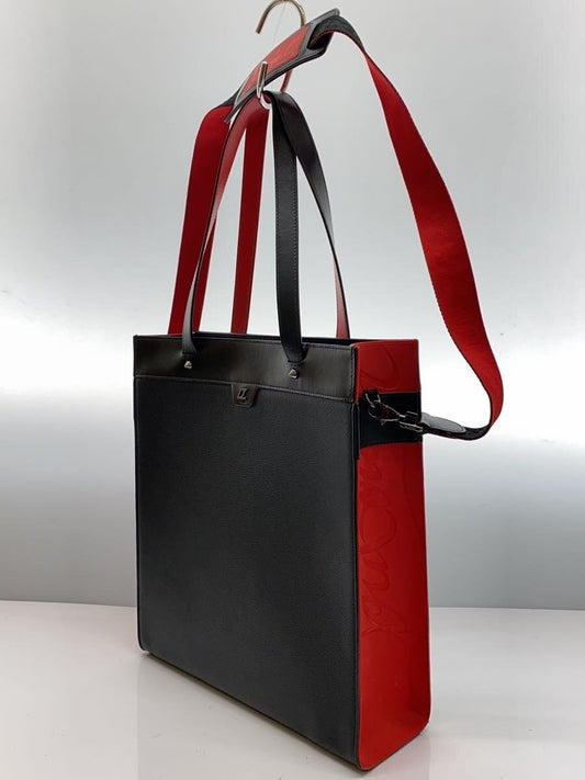 Christian Louboutin Tote Bag/Leather/Black/Solid Color/1225141 #QYBKPW