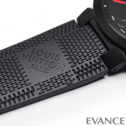 Weekly Special: LOUIS VUITTON Tambour Slim Rainbow QA113 Black Men's Wat #QYCFMJ