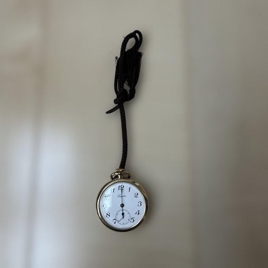 LONGINES 1992 Classic Hand-Wound Pocket Watch, Gold #QYD363