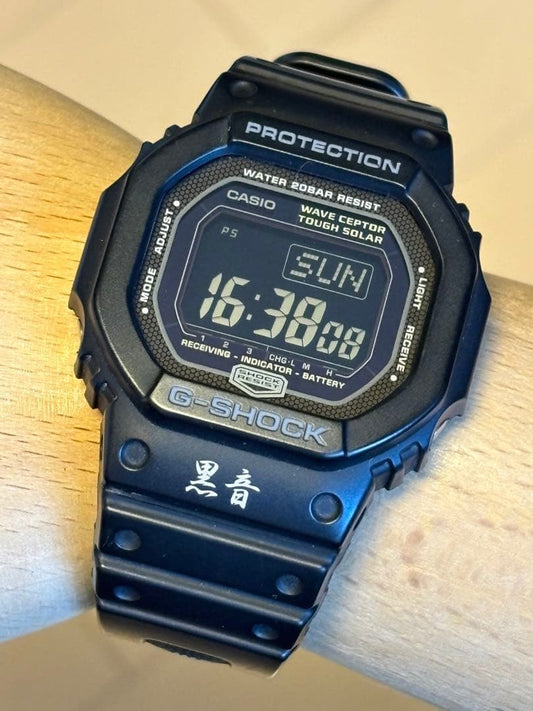 Collaboration G-SHOCK Black Sound Watch GW-5600 Black Microphone Radio-C #QYF16H