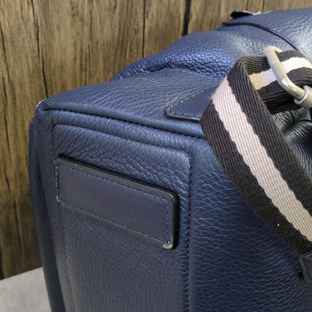 Official BALLY backpack store Navy Leather #QYHSY7
